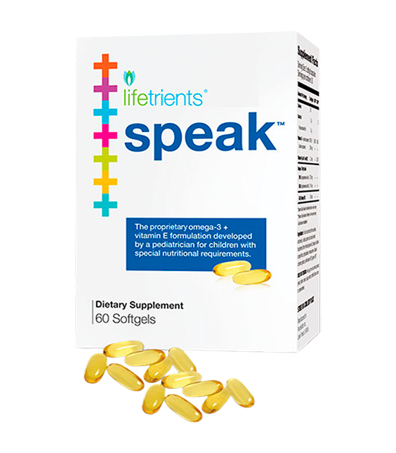 Lifetrients Speak Capsules (omega-3 + vitamin E) 60 Softgels